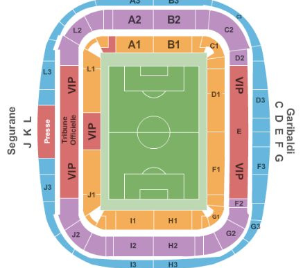 Stade De Nice Allianz Riviera Location Ticket4football
